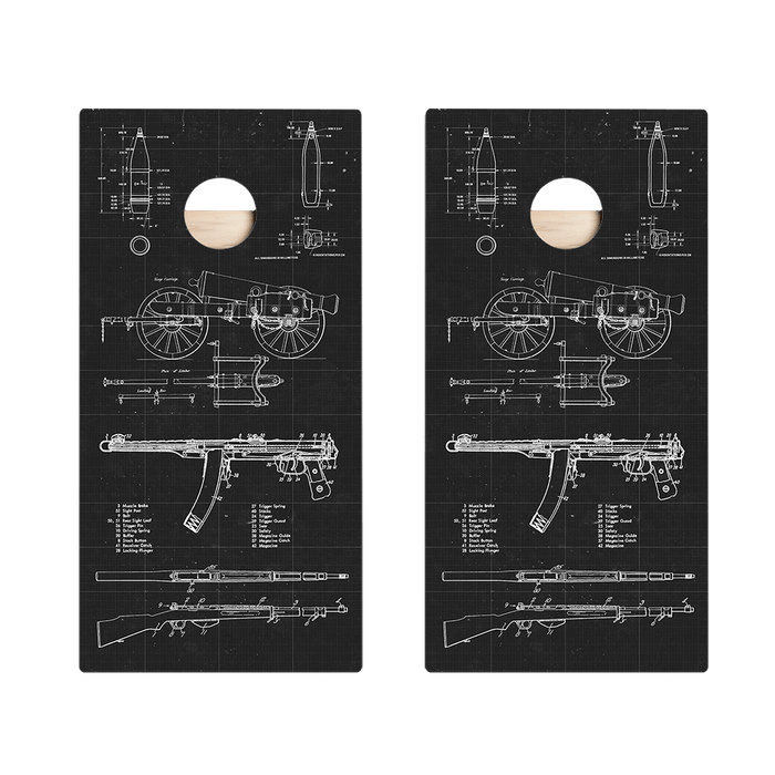Arms Drawings Star Cornhole Boards