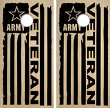 Army Veteran Cornhole Design