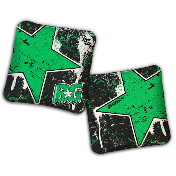 2027 BG Multiple Bag Models - "BATTLE STAR" - ACL Comp Stamped Cornhole Bags - SET OF 4 BAGS
