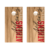 Athens Campus Gameday Star Cornhole Boards