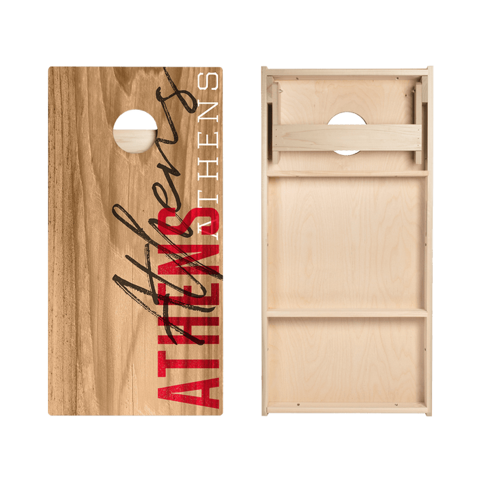 Athens Campus Gameday Star Cornhole Boards