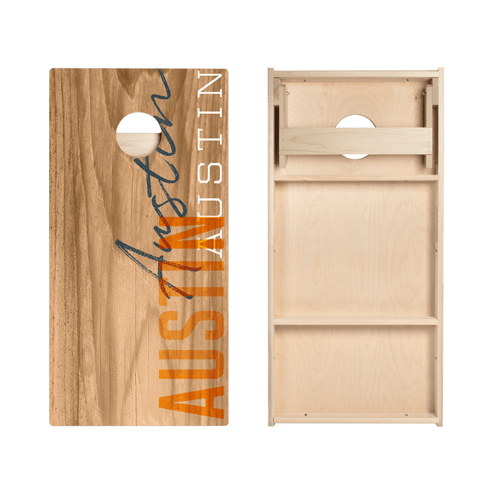 Austin Campus Gameday Star Cornhole Boards