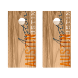 Austin Campus Gameday Star Cornhole Boards