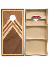 Stained Wood Cornhole Design