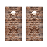 Aztec Wood Star Cornhole Boards