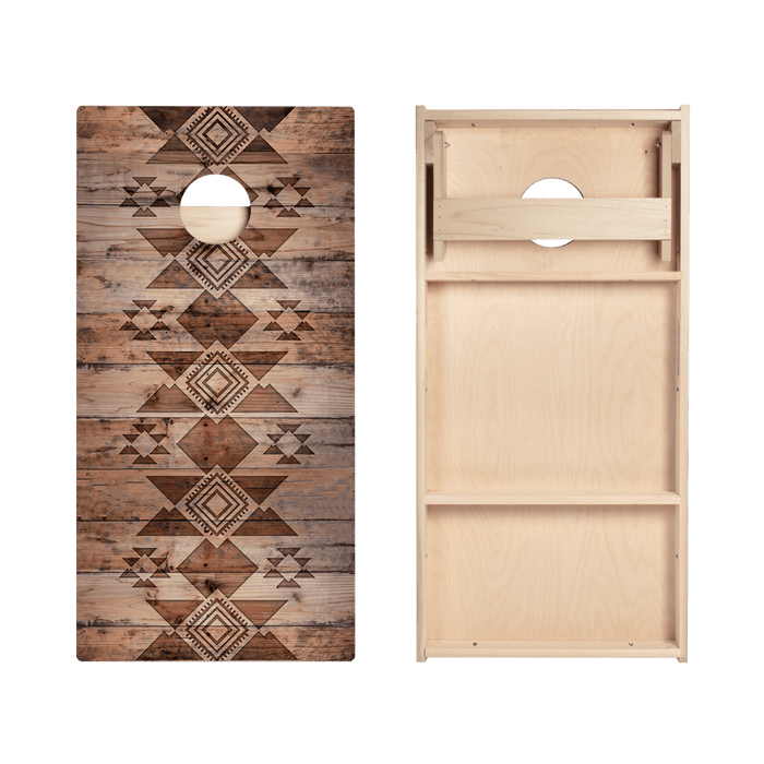 Aztec Wood Star Cornhole Boards
