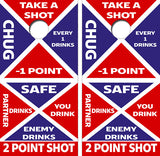 Suprise Drinking Game Cornhole Design