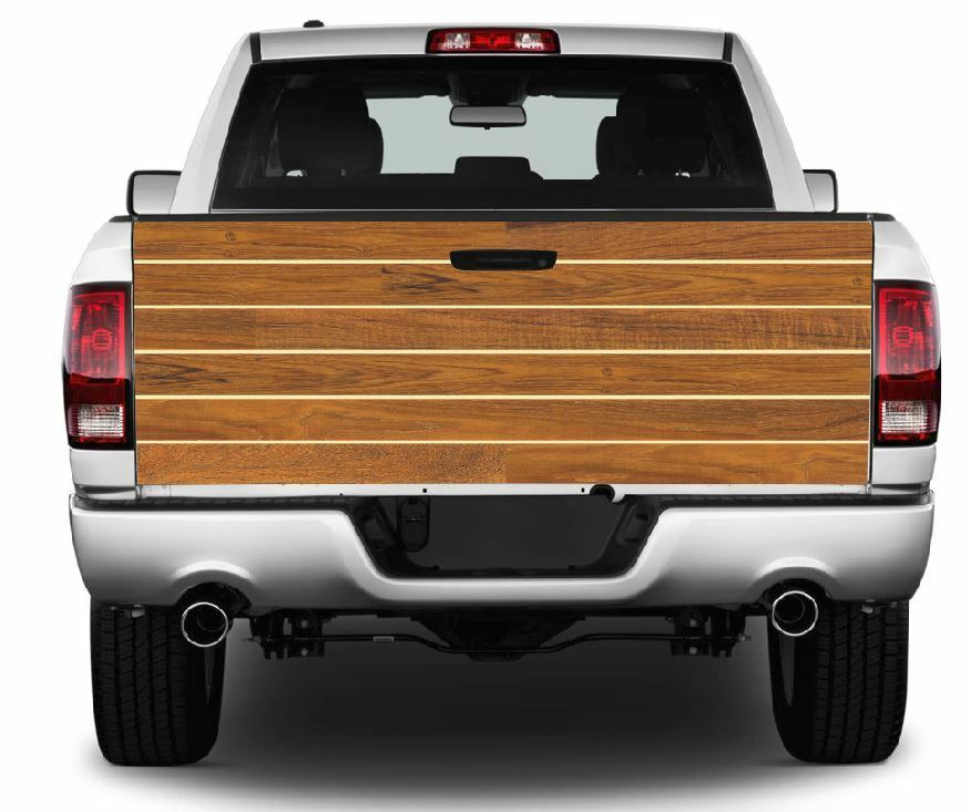 Teak & Holly Tailgate Wrap Vinyl Graphic Decal Sticker