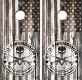 2nd Amendment Cornhole Design