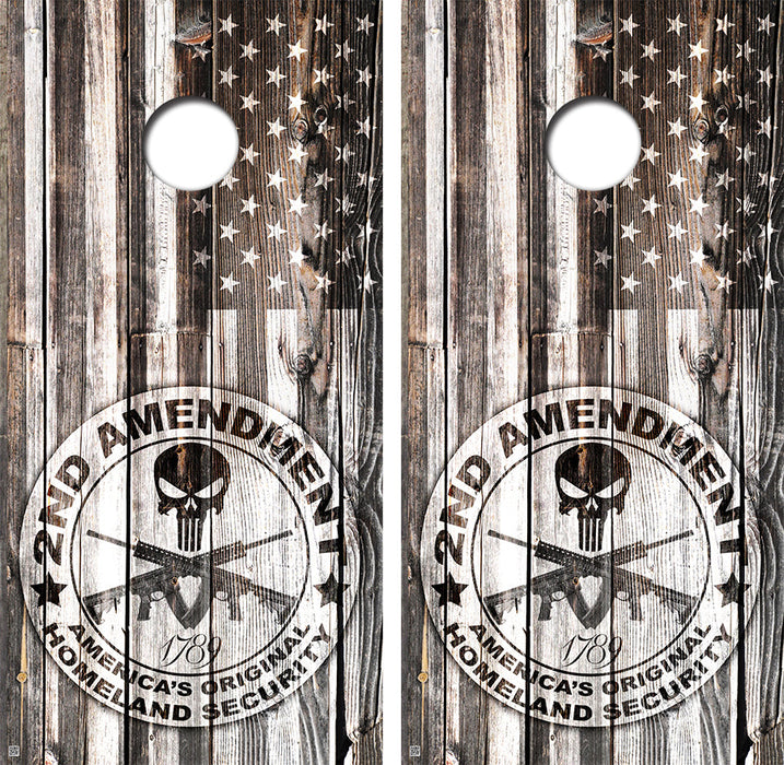 2nd Amendment Cornhole Design