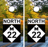 North M22 Cornhole Design