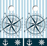 Nautical Themed Cornhole Design
