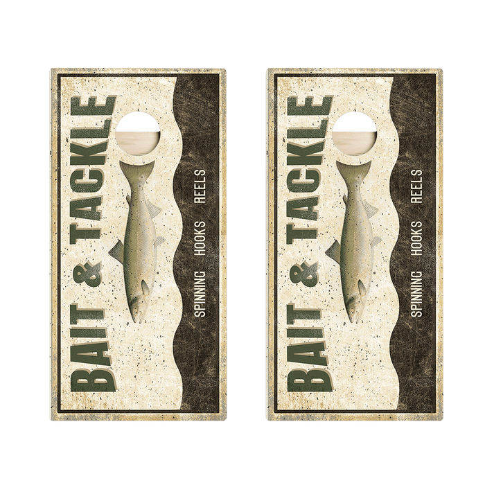Bait And Tackle Star Cornhole Boards