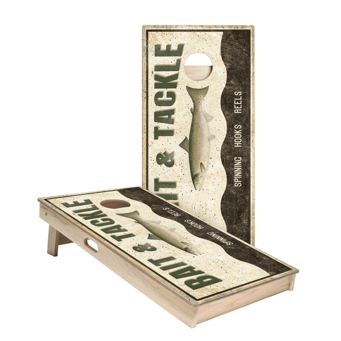 Bait And Tackle Star Cornhole Boards