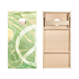 Be Good, Do Good Peace Star Cornhole Boards