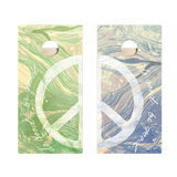 Be Good, Do Good Peace Star Cornhole Boards