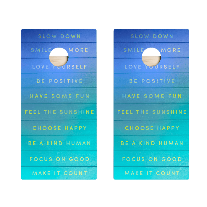 Be Your Best Star Cornhole Boards
