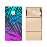 Beach Gradient Blue Star Cornhole Boards