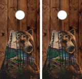 Bear Tree Lake Cornhole Design