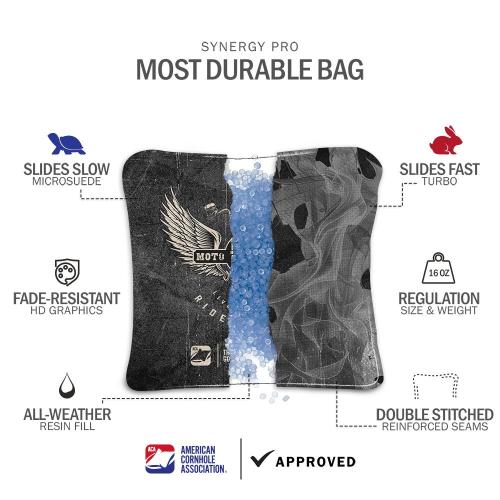 Biker Flames Synergy Pro Cornhole Bags