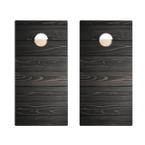 Black Stained Large Panel Wood Star Cornhole Boards