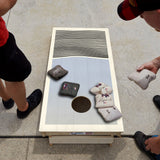 Blue Waves Star Cornhole Boards