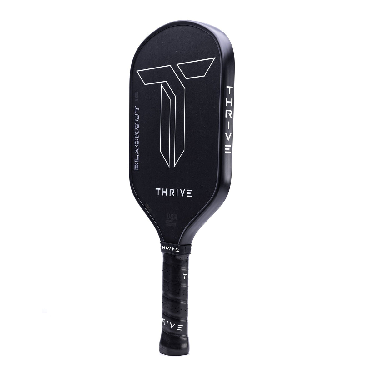 Pickleball Paddle Blackout 16mm  (POWER SERIES) Includes head cover, lead weights, key chain, and weight card.