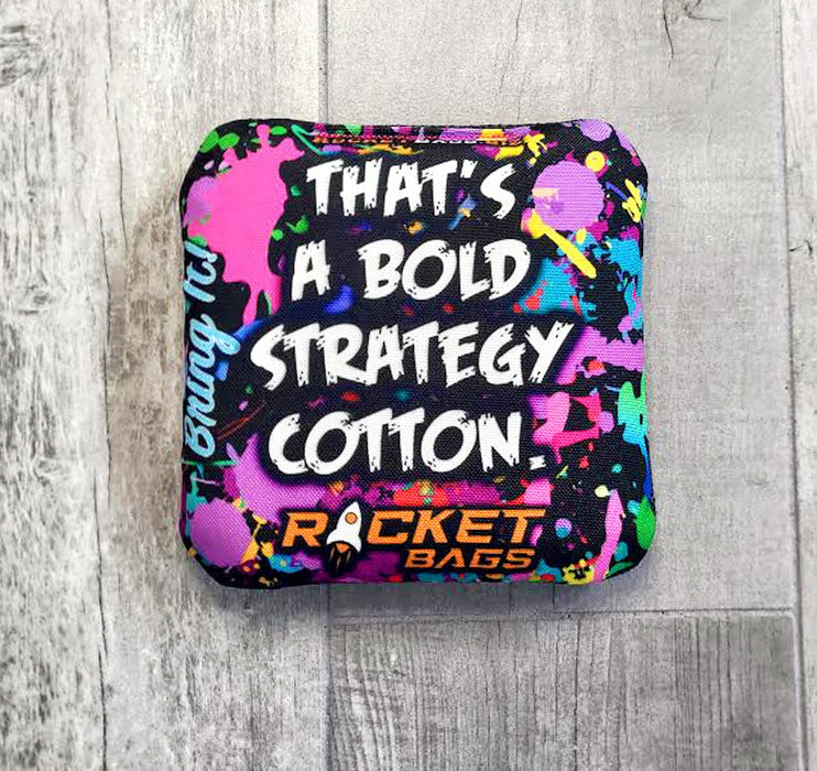 Pro Cornhole Bags Bring It! "Bold Strategy" Carpet Cornhole Bags 4/9