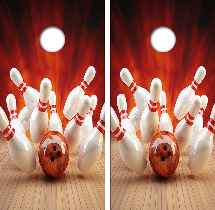 Bowling Cornhole Design