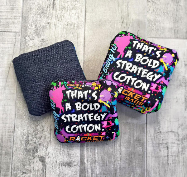 Pro Cornhole Bags Bring It! "Bold Strategy" Carpet Cornhole Bags 4/9