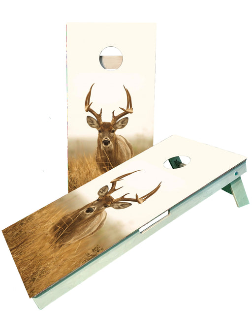 cornhole boards Buck In Corn Field Cornhole Boards