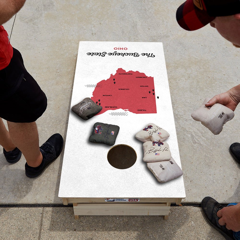 Buckeye State Star Cornhole Boards