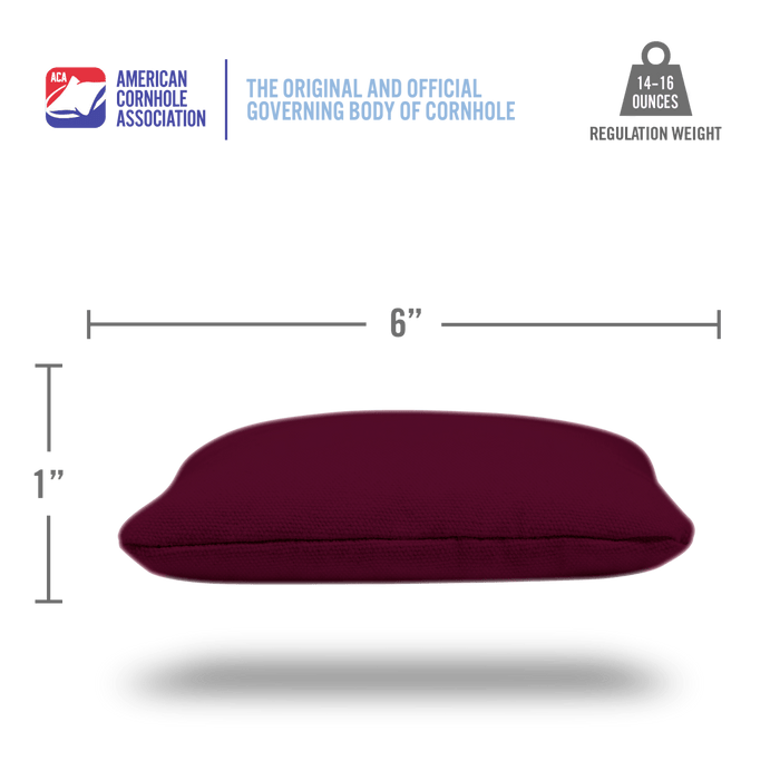 Burgundy Daily 66x Cornhole Bags