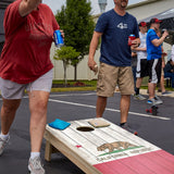 California Bear Flag Star Cornhole Boards