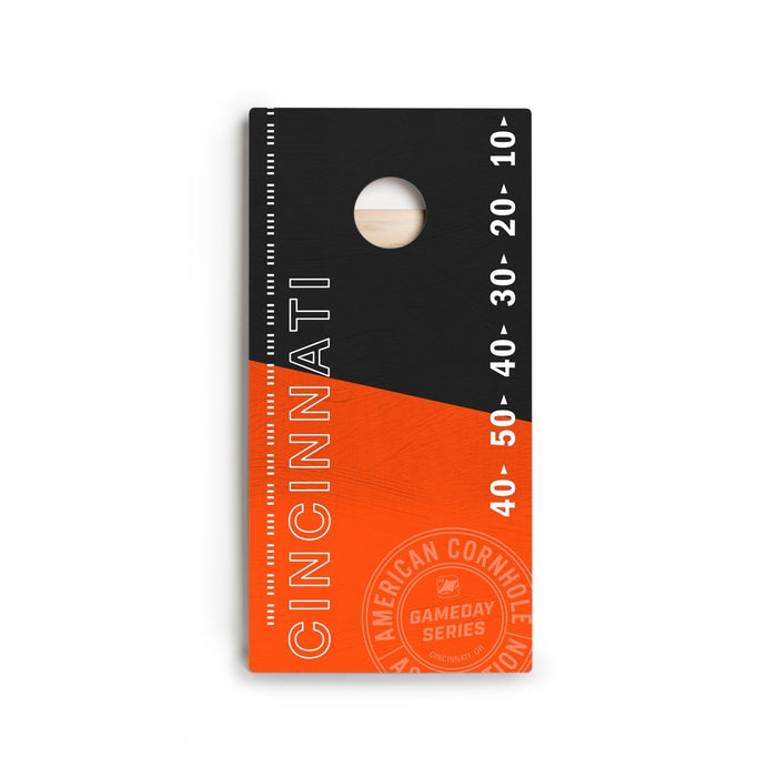 Cincinnati Football Gameday Stadium Star Cornhole Boards