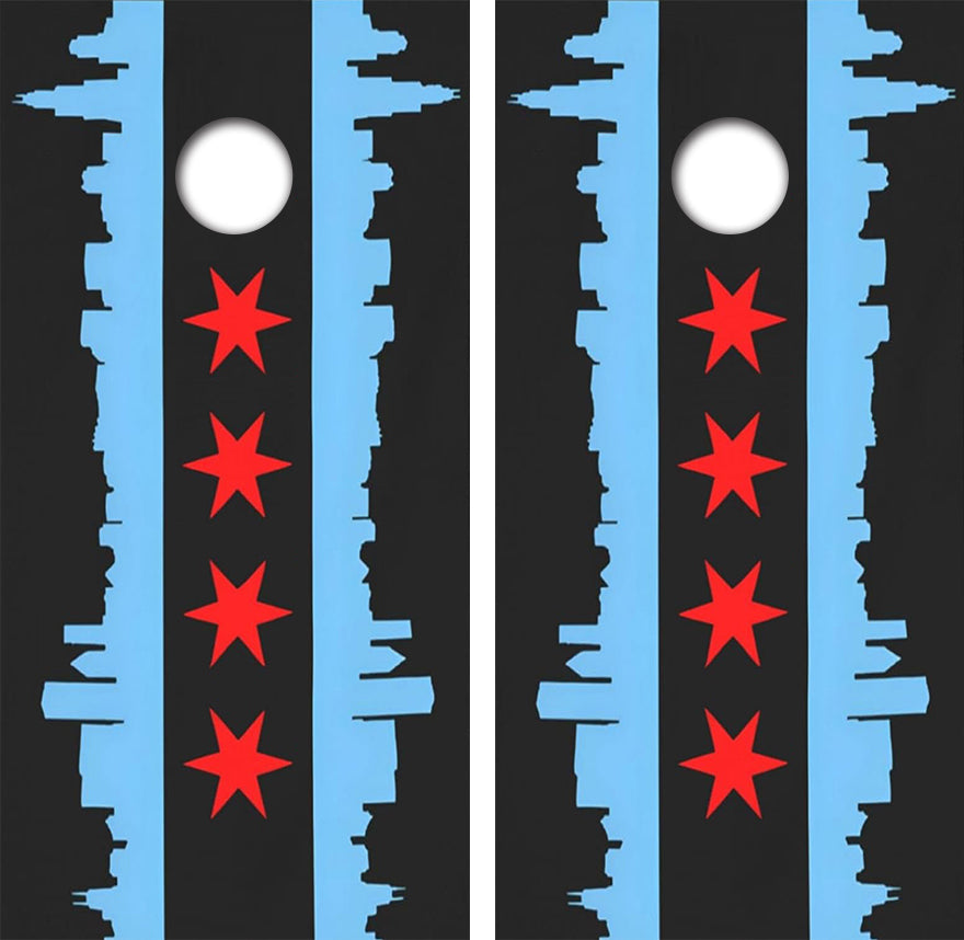 Chicago City Cornhole Design