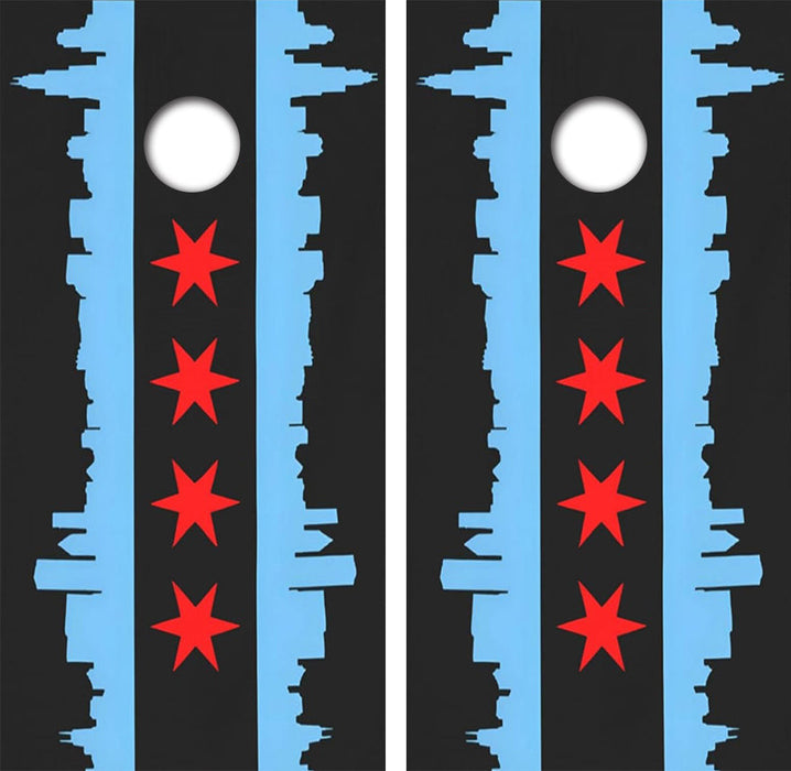 Chicago City Cornhole Design