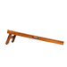 Wooden seesaw on a transparent background