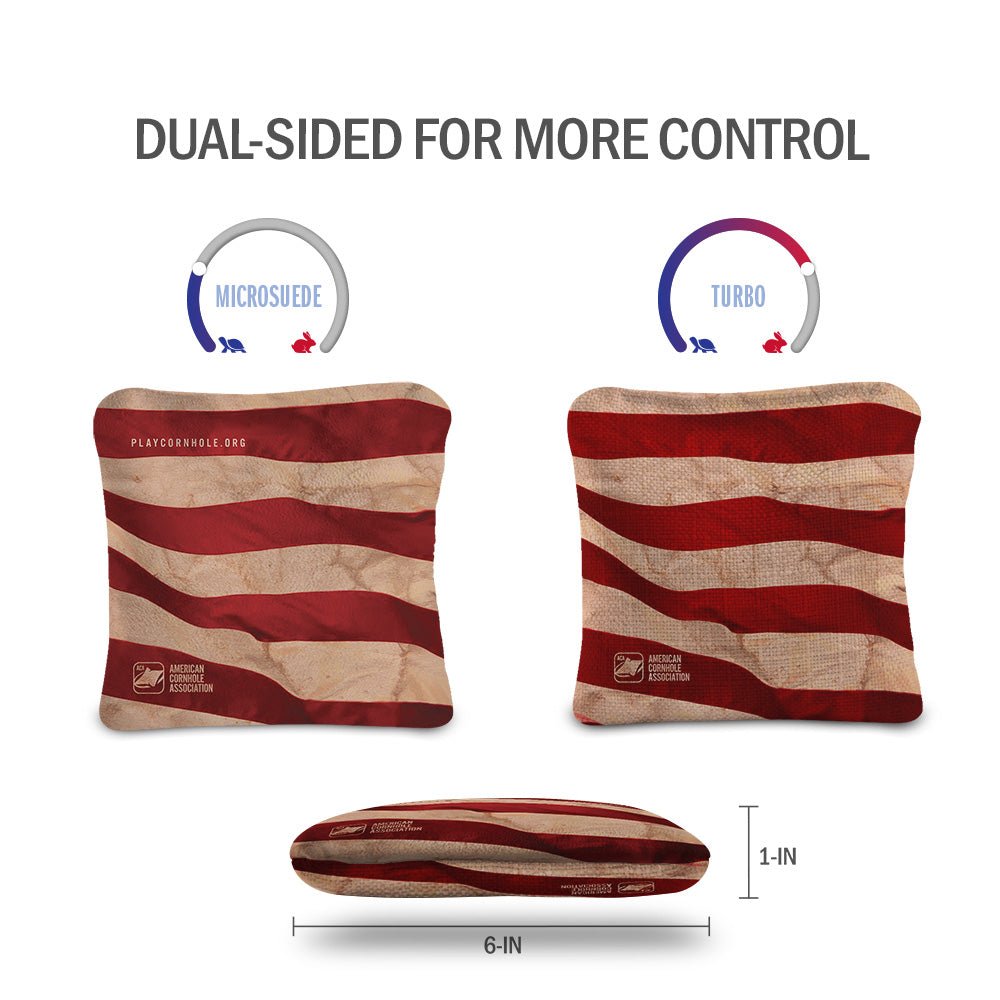 Cloth American Flag Synergy Pro Cornhole Bags