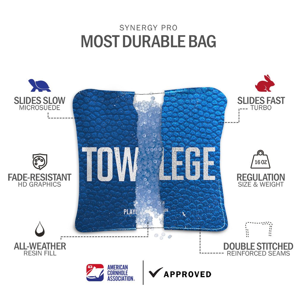 College Town Campus Gameday Synergy Pro Cornhole Bags