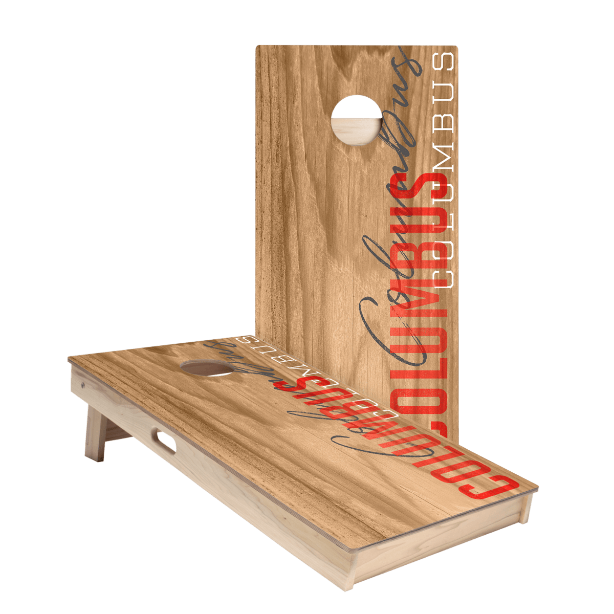 Columbus Campus Gameday Star Cornhole Boards