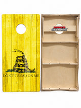 Don't Tread On Me Cornhole Design