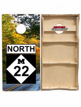 North M22 Cornhole Design