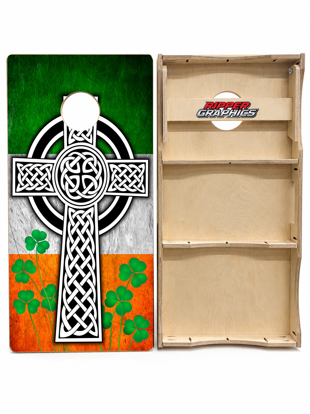 Celdic Irish Flag Cornhole Design