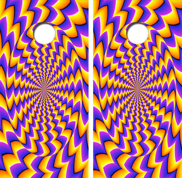Psychedelic Cornhole Design
