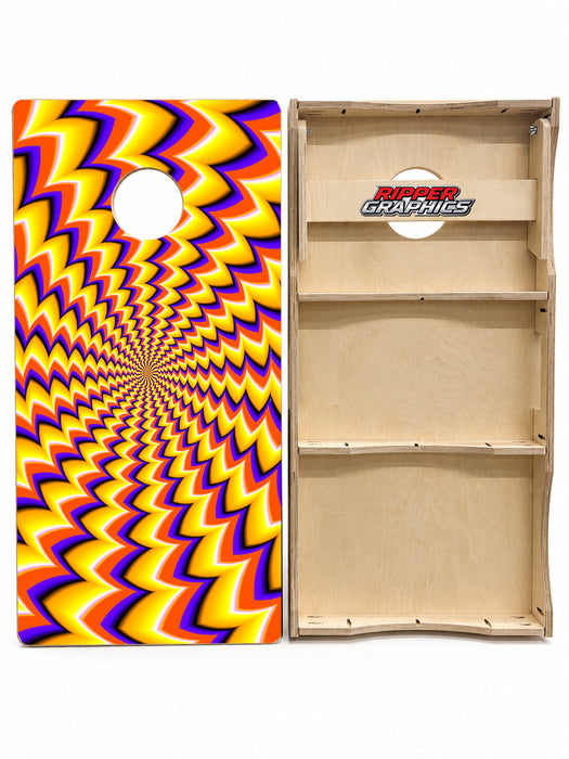 Psychedelic Cornhole Design
