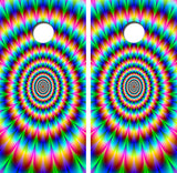 Psychedelic Cornhole Design