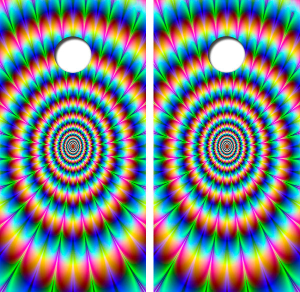Psychedelic Cornhole Design