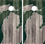State of Michigan Cornhole Design