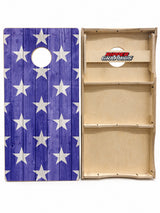American Flag Cornhole Design